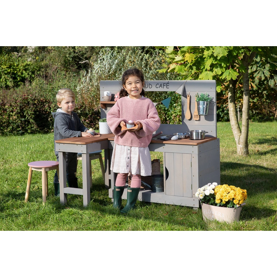 MUDDY BUDDY® Matschküche Mud Café, warmgrau