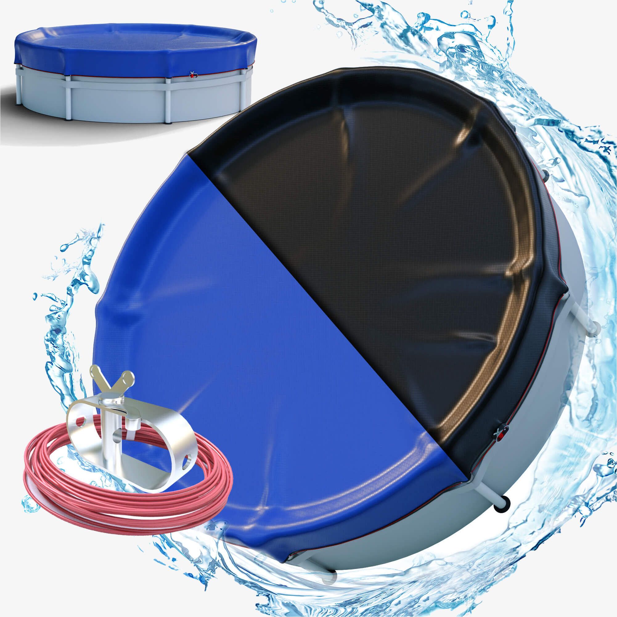 Poolabdeckung rund 420 cm (Für Ø 320-366cm Pools)