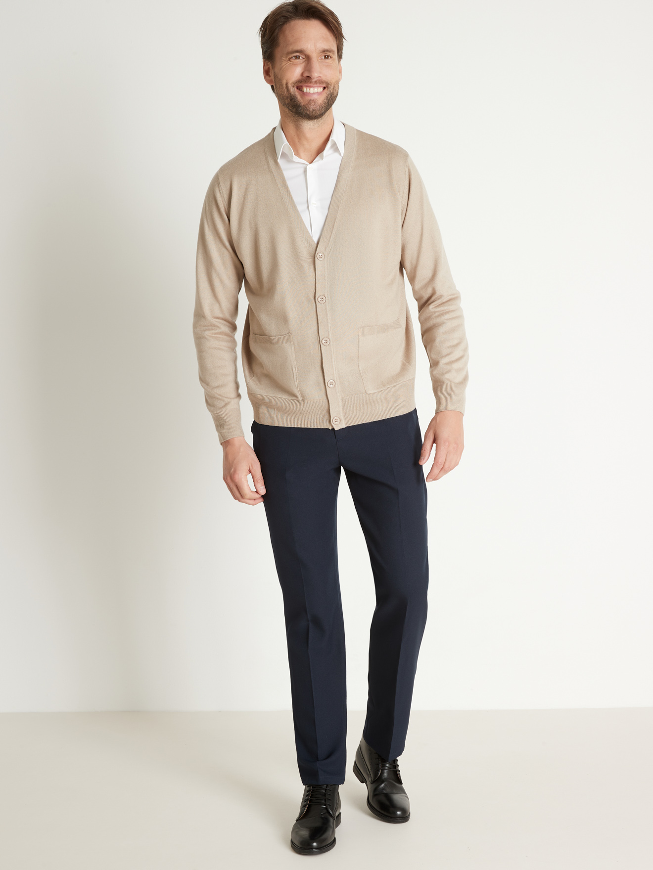 Gilet classique manches longues