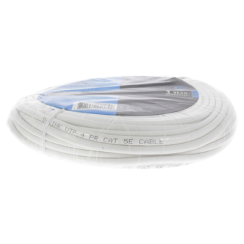 Q-Link UTP kabel CAT5E AWG26 20 meter wit