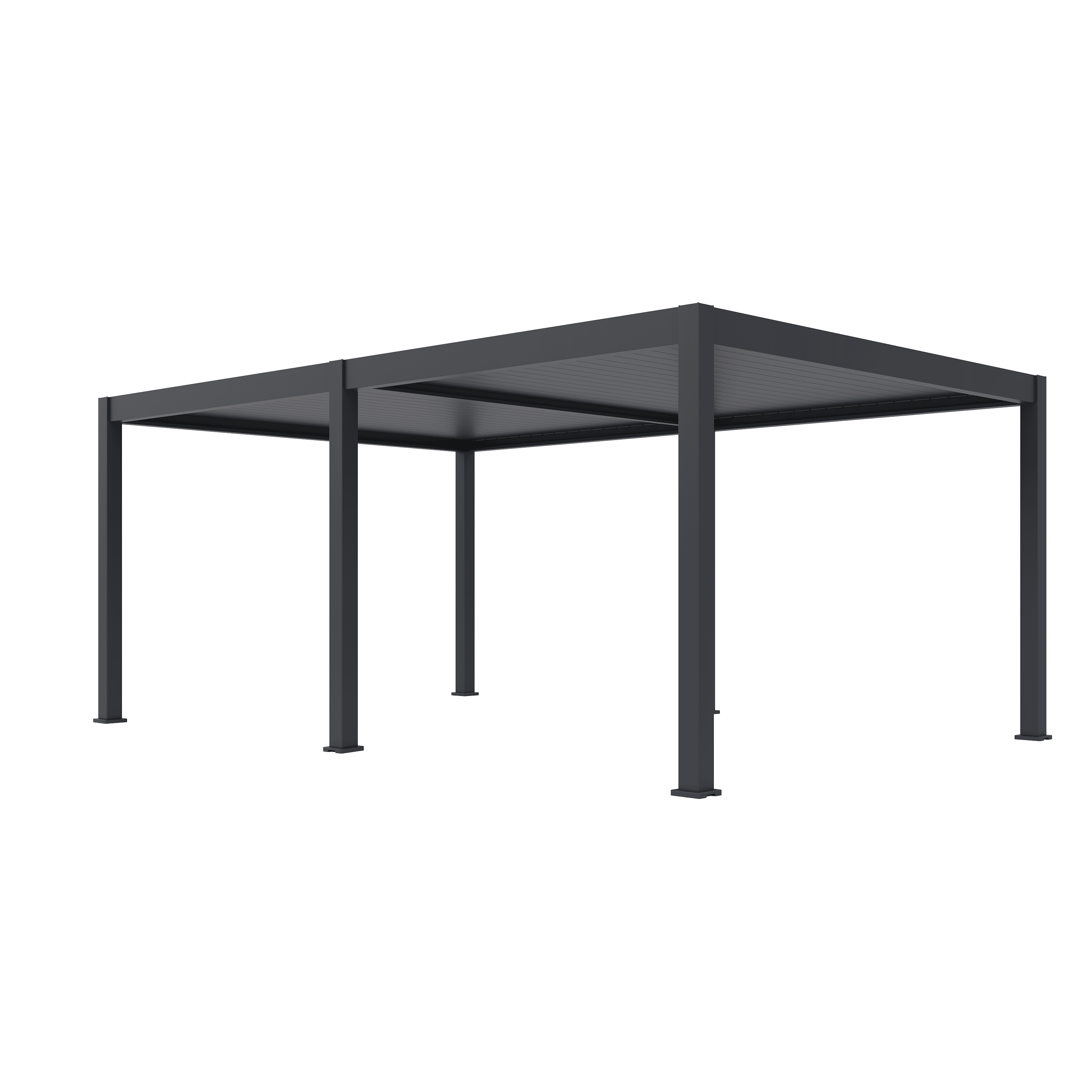 Orion Premium 400x600cm elektrische LED overkapping - antraciet