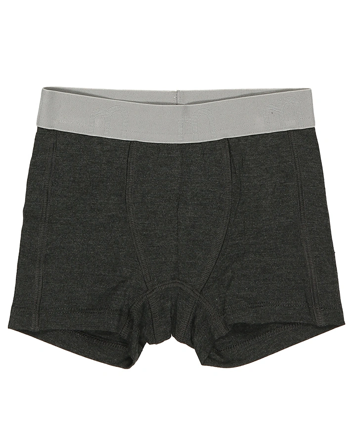 Unterwäsche-Set BAMBOO – MINY BOY 2-teilig in dark grey melange