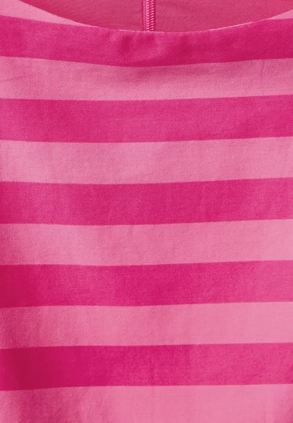 Etuikleid mit Streifenmuster - nu pink