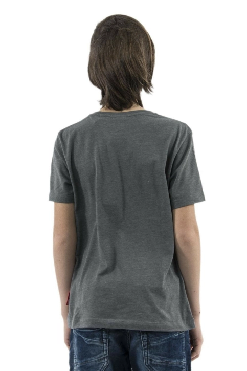 tee shirts manches courtes Le Temps Des Cerises vandabo gris