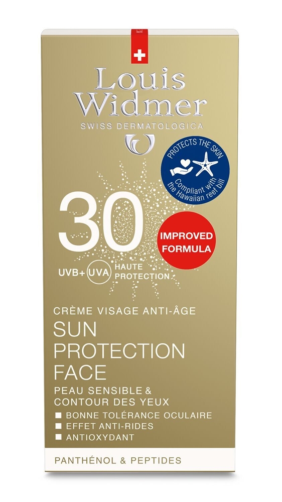 LOUIS WIDMER Sun Protection Face LSF30 parfumiert 50 ml
