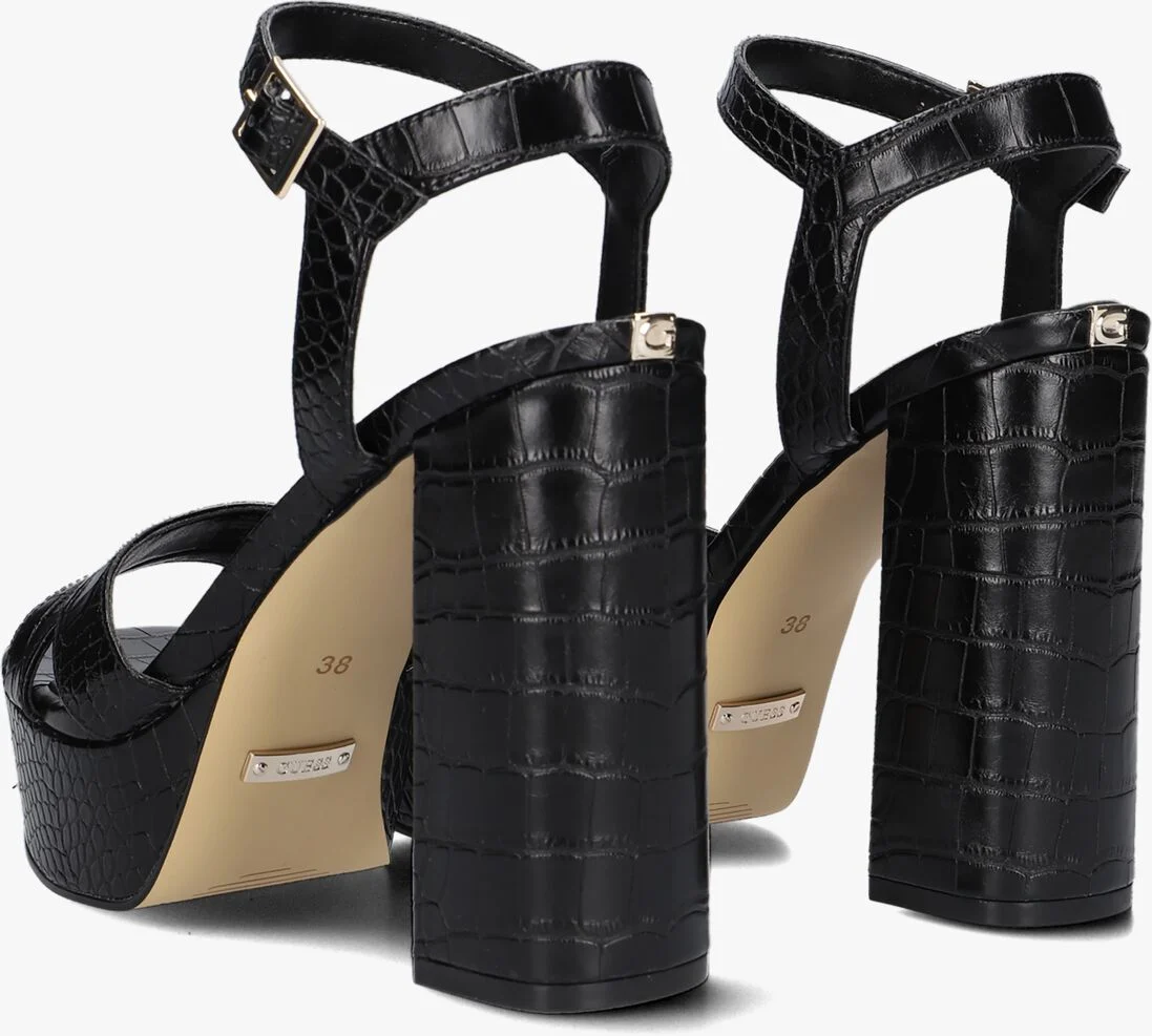 GUESS zwarte guess sandalen zelina