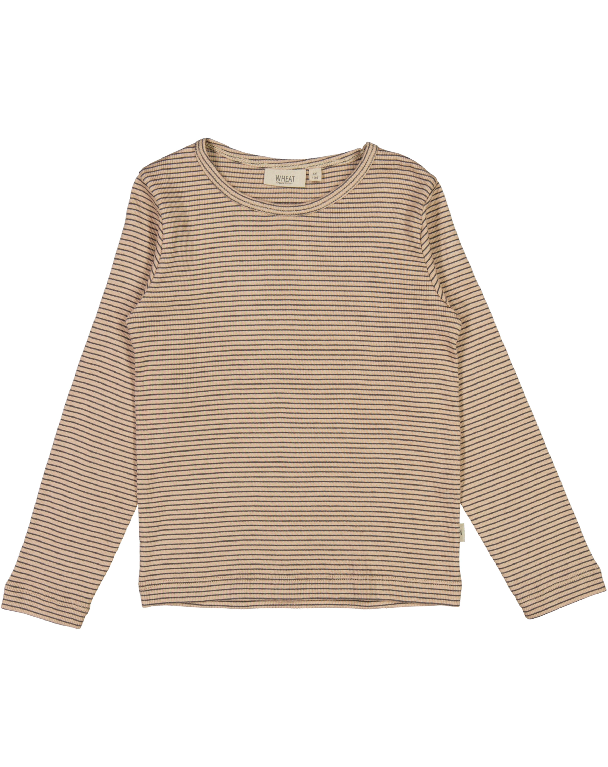 Langarmshirt NOR STRIPE in affogato
