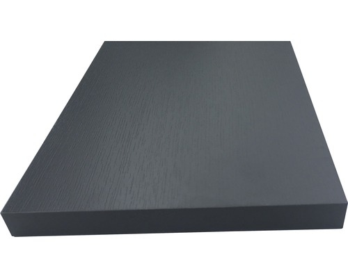 Essenhouten plank, zwart, 19x200x1000 mm