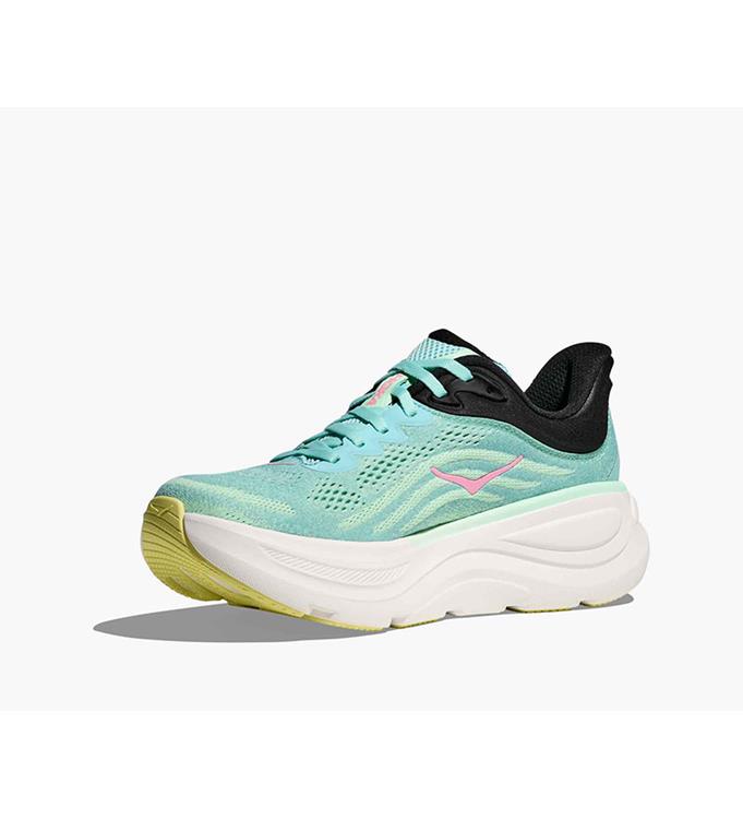 HOKA Bondi 9 1162012 BLUE-SPARK-MINT-FLUORITE