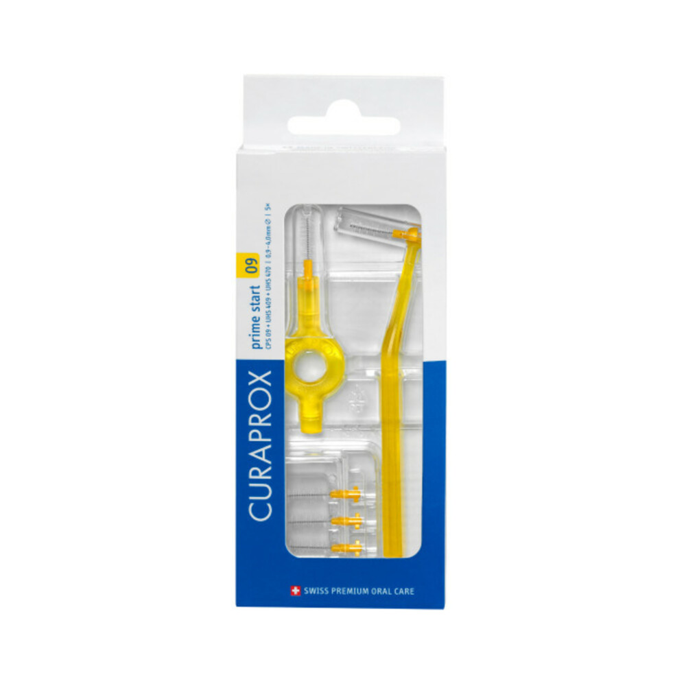 Curaprox Interdentale Rager Prime Start CPS 09 Geel 4mm5 stuks