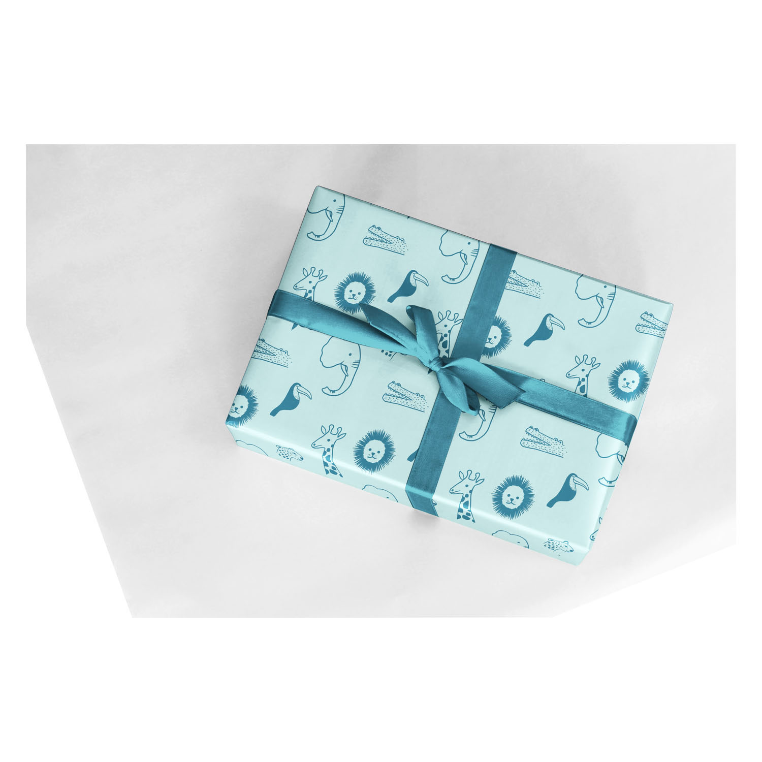 Inpakpapier Wilde Dieren, 3 mtr.
