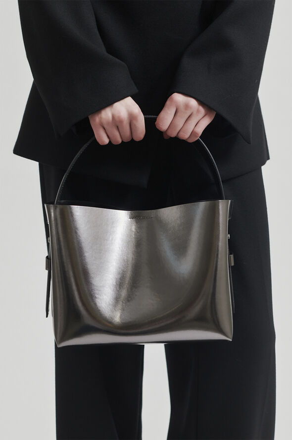 Second Female Leata Leather Bag Gunmetal