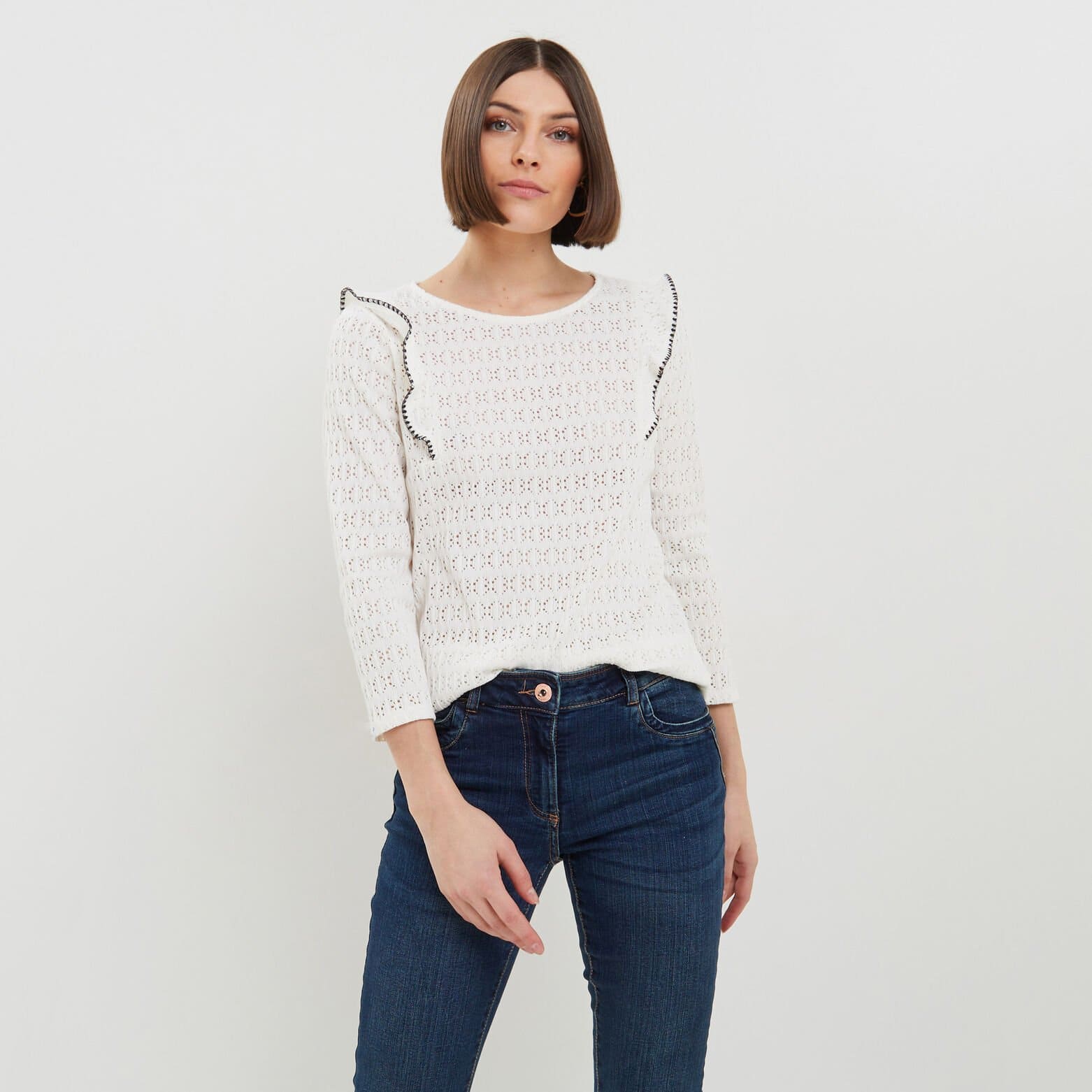 Tshirt à volants femme
