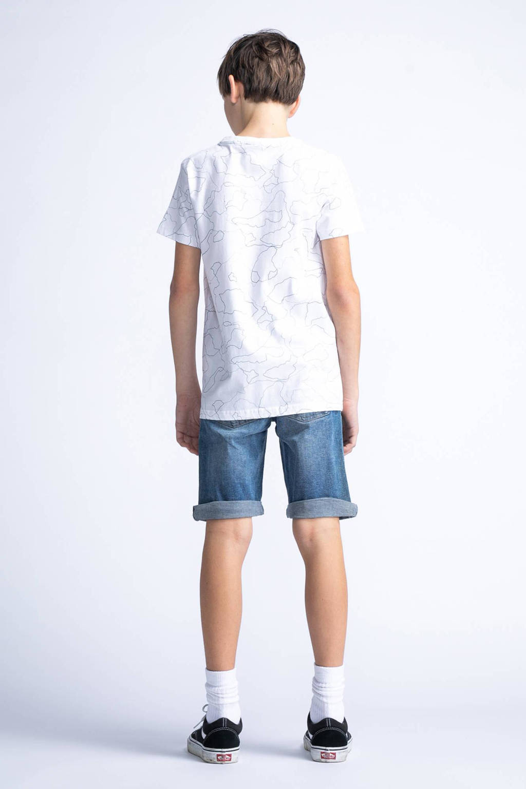 Petrol Industries T-shirt met logo wit
