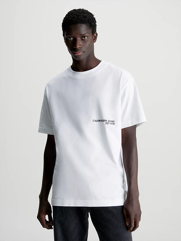 Camiseta de modelagem relaxada com estampa e efeito spray.