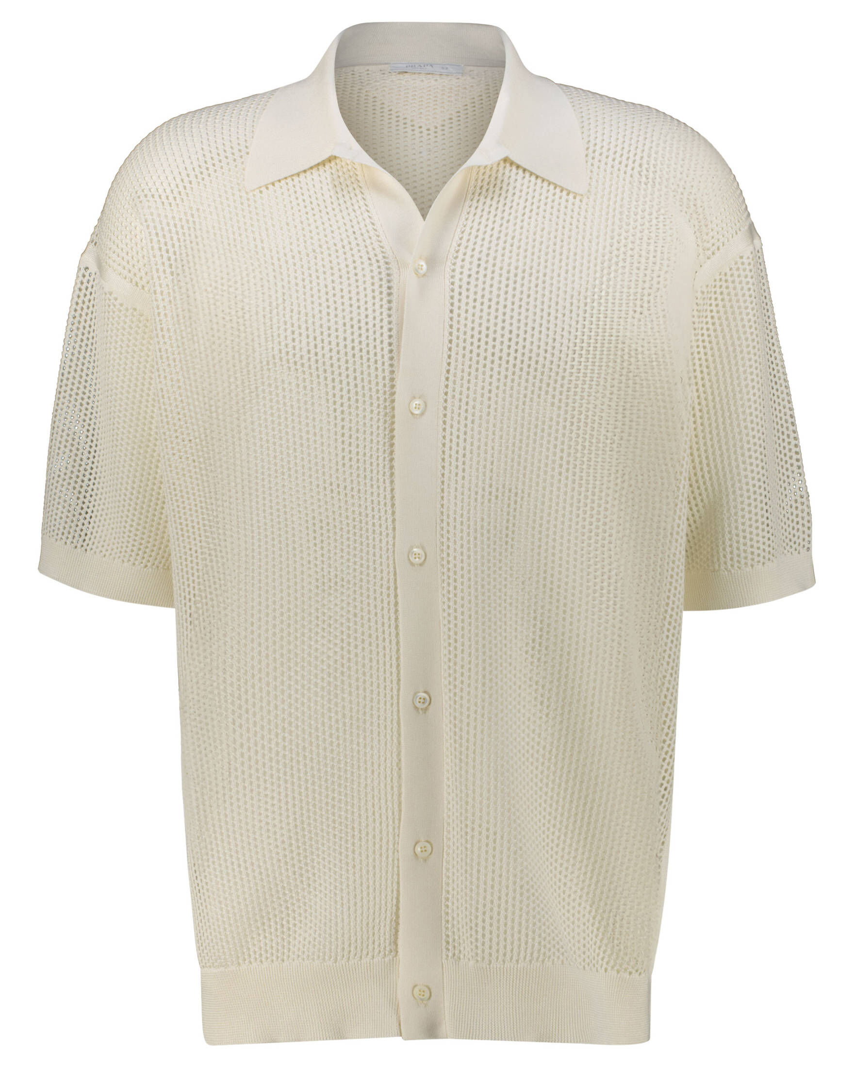 Prada| Herren Strickshirt mit Seide Kurzarm