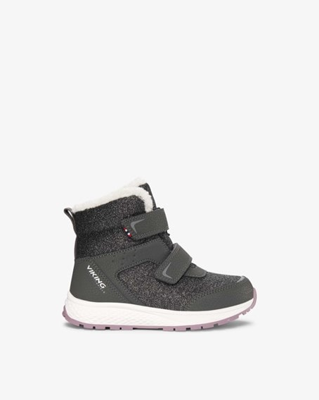 Viking Equip Warm WP 2V Glitter<br>Vanntett vintersko til barn med glitter!