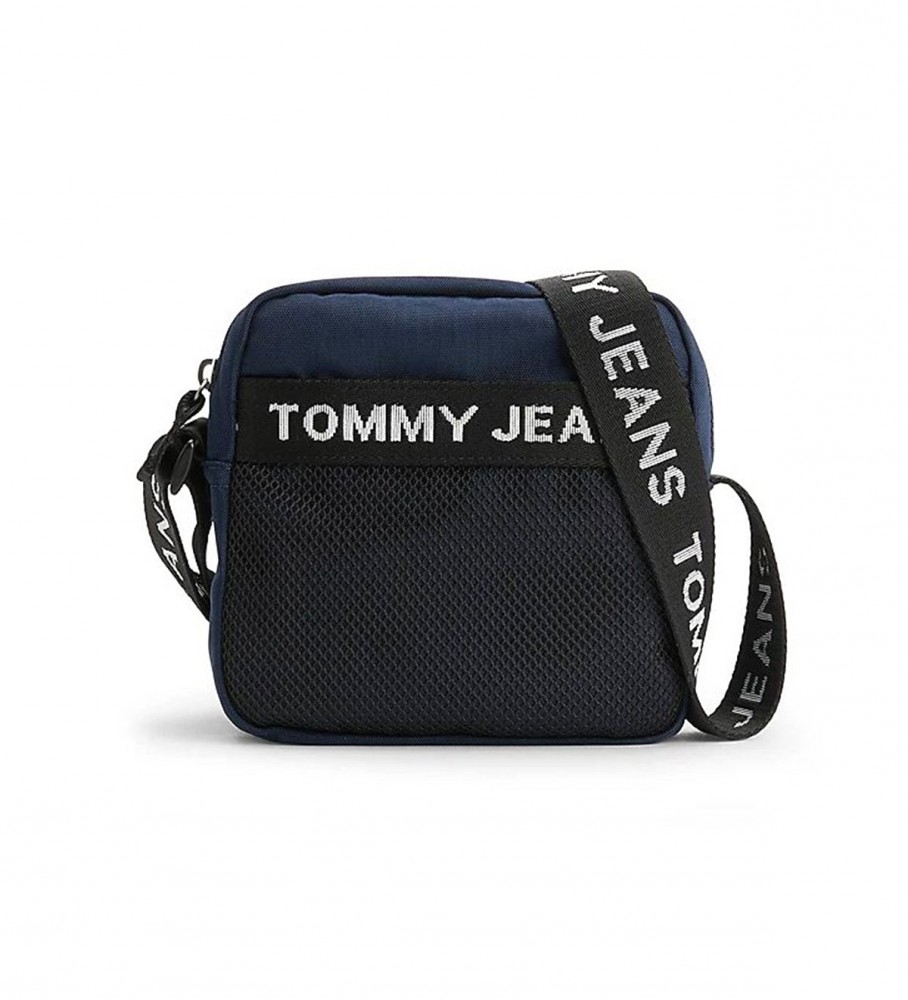 Bolsa de ombro Tommy Jeans Essential Square Reporter, azul
