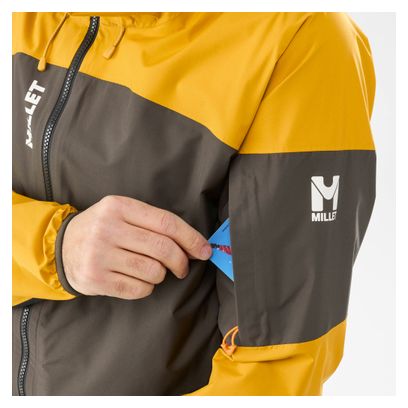 Veste Imperméable Millet Rutor Light 2.5L Noir/Jaune