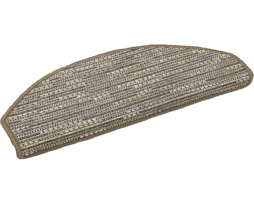 Trapmat Sylt taupe 28x65 cm
