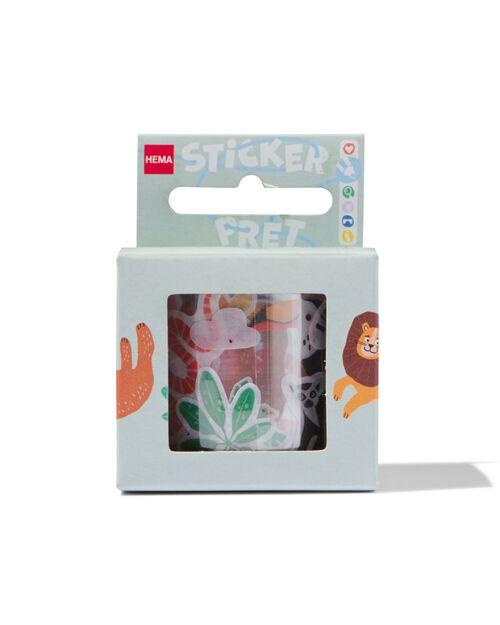 autocollants washi animaux