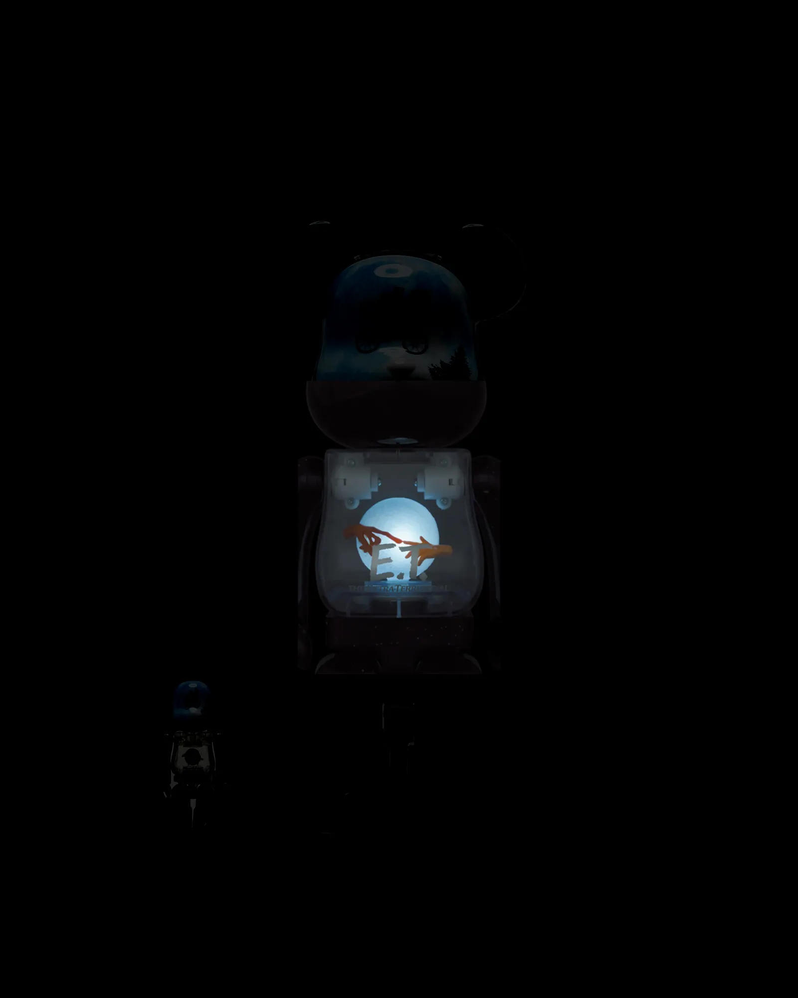 MEDICOM BEARBRICK 100% 400% E.T. THE EXTRATERRESTRIAL