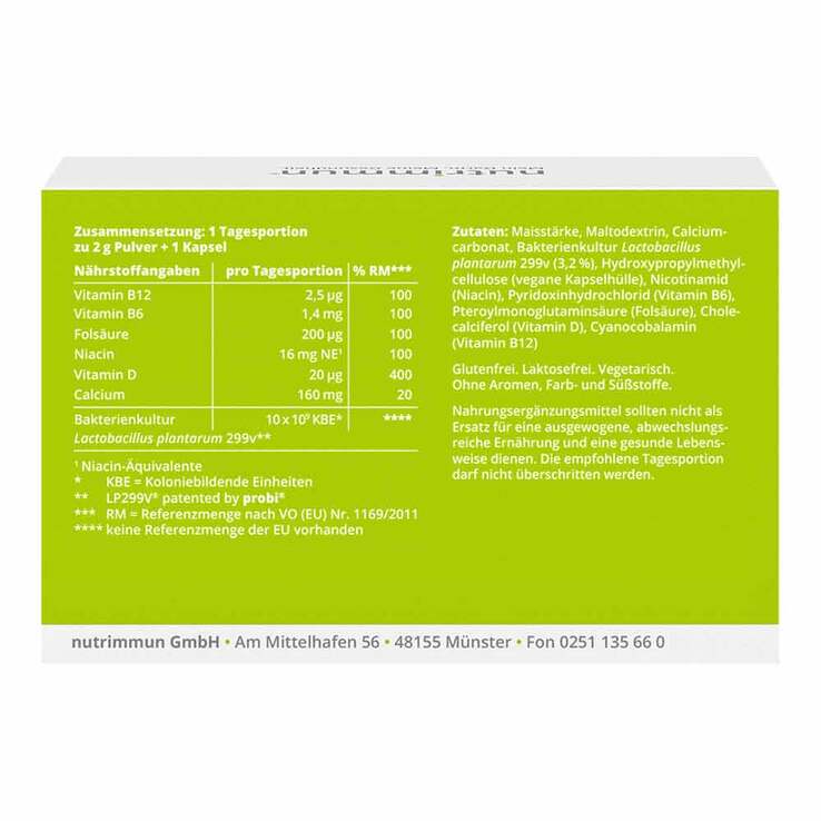 Mybiotik Balance Rds 20 x 2 g Pulver+20 Kapseln, 1 P