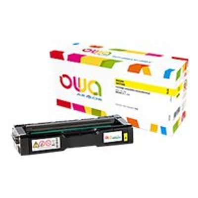 Cartouche laser compatible Ricoh 407546 - jaune - Owa K16092OW