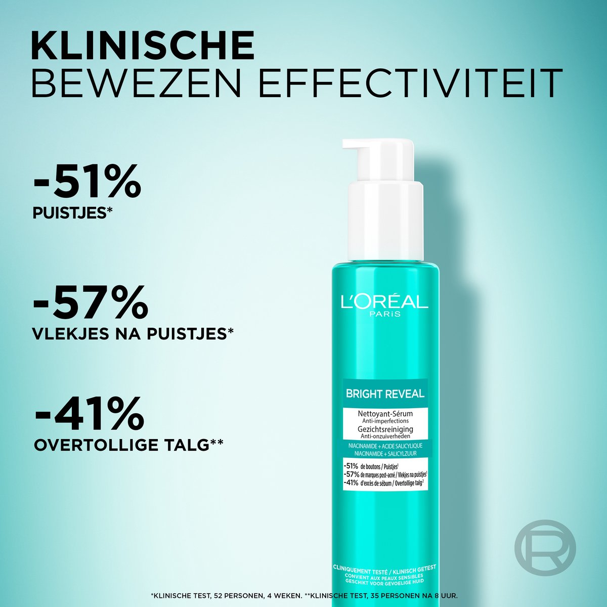L’Oréal Bright reveal dark spot reiniging (150 ml)