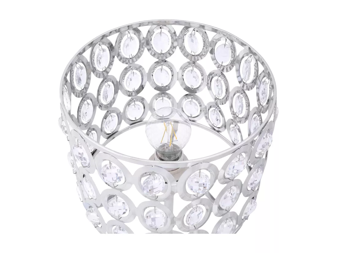 Lampe à poser TENNA Cristal Argenté