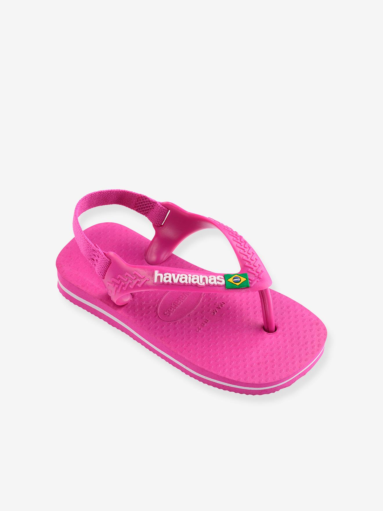 Chinelos Baby Brasil Logo II HAVAIANAS azuis