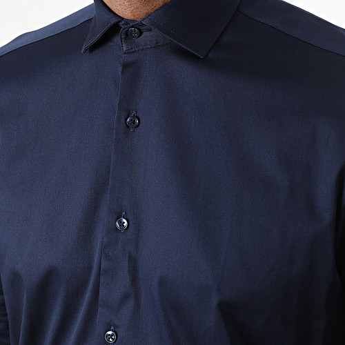 Chemise Manches Longues Y3642 Bleu Marine