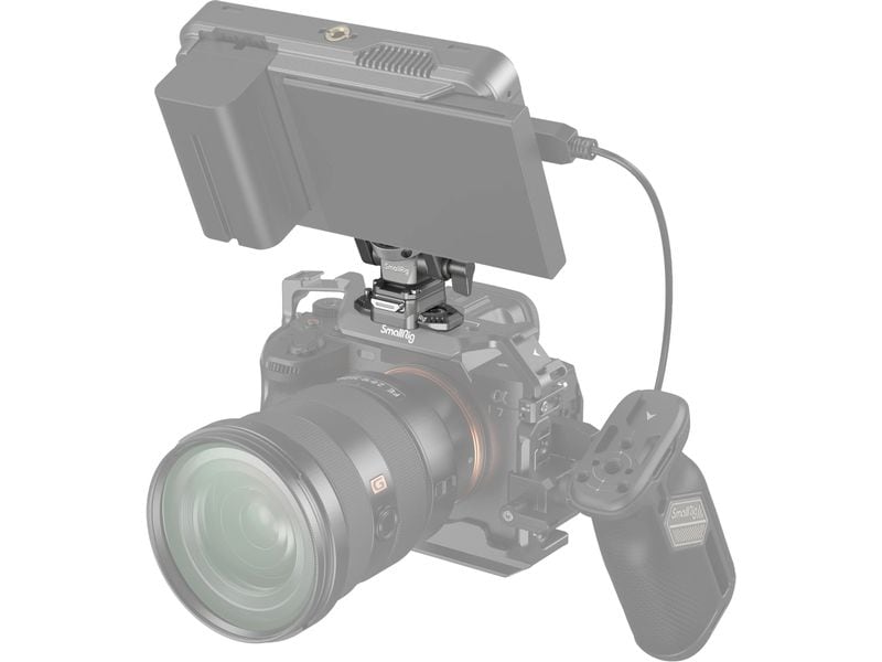 Smallrig HawkLock H21 Schnellverschluss-Monitorhalterung NA Befestigung am Kamerakäfig oder Rig über eine NATO-Klemme für Monitorhalterung