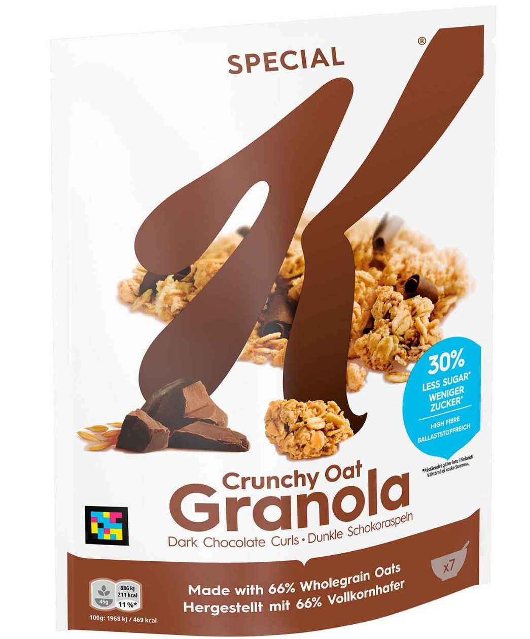 Kelloggs Special K Cruncy Oat Granola Dark Chocolate 320g MHD:18.9.25