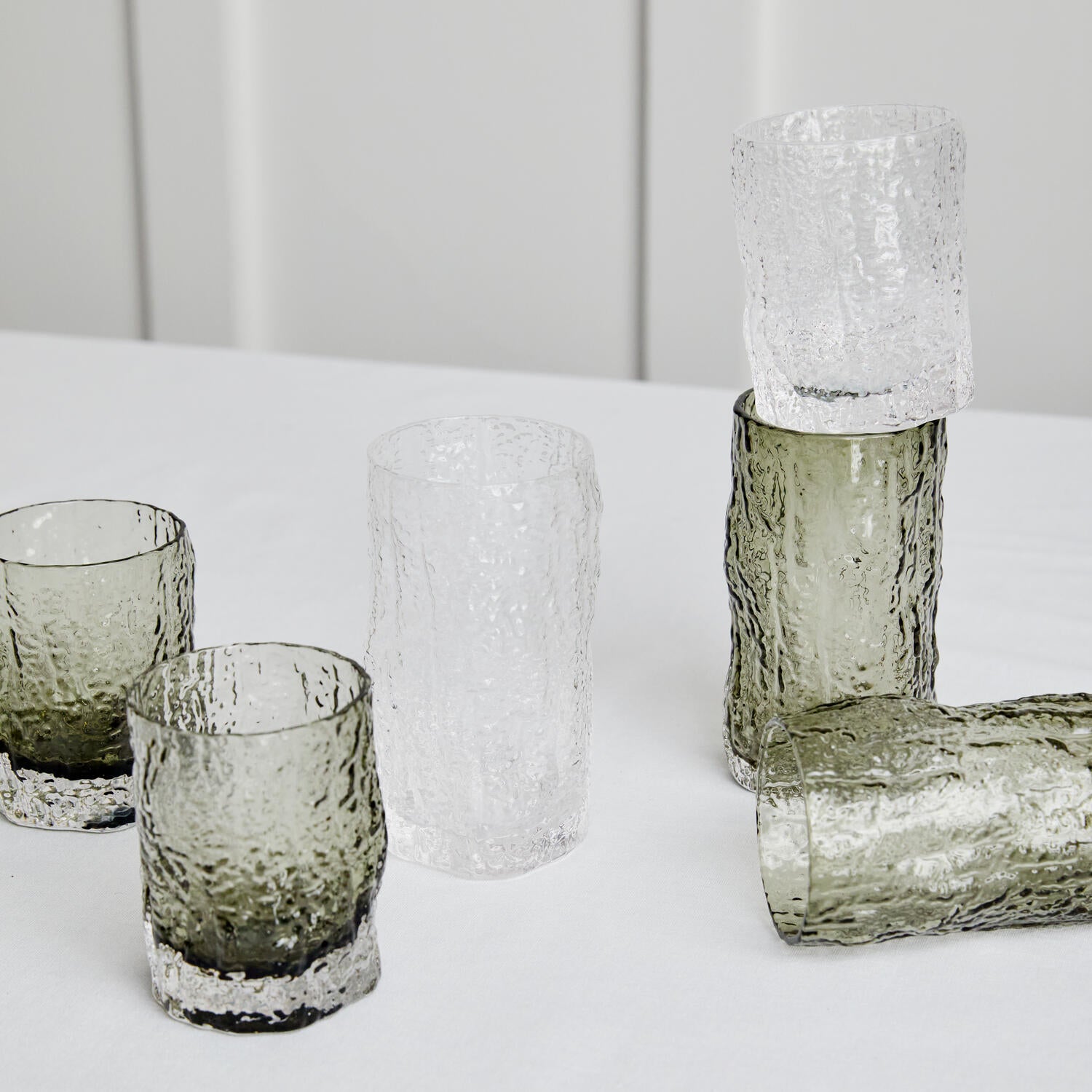 Bahne Interior  Tumbler Organic Shape vandglas, høj - Clear