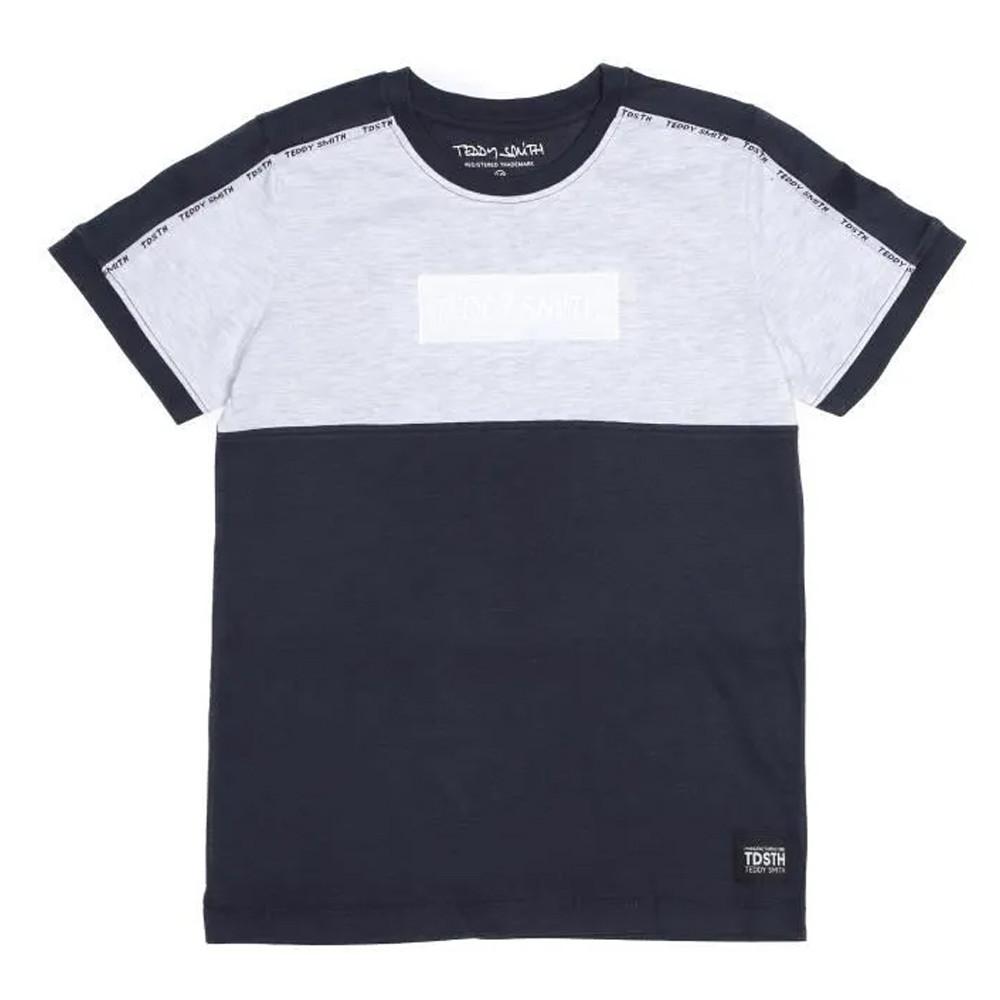 Teddy Smith T-Shirt gris/marine garçon Teddy Smith T-Supra Jr