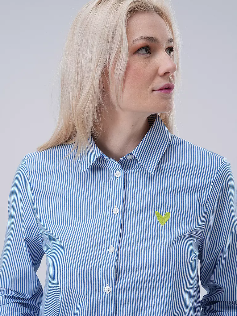 S.OLIVER Bluse blau
