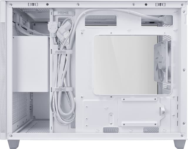 ASUS Prime AP201 TG MicroATX/MiniITX PC-kabinet (hvid)