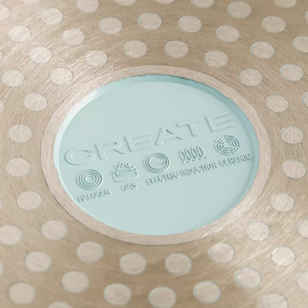 Pfanne CREATE weiss,hellblau