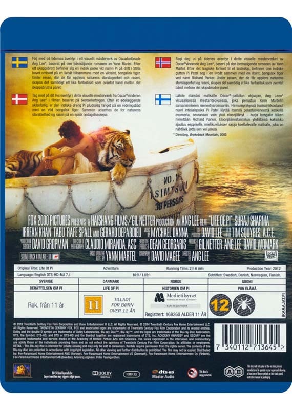Life of Pi (Blu-Ray)