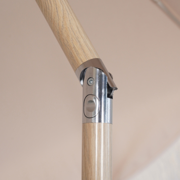 Handson parasol Pula beige rond Ø 200 cm