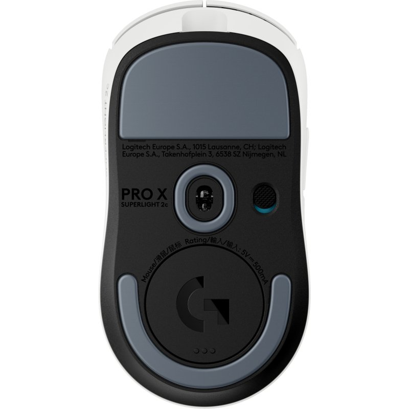Souris Logitech gaming sans fil PRO X Superlight 2c Blanc
