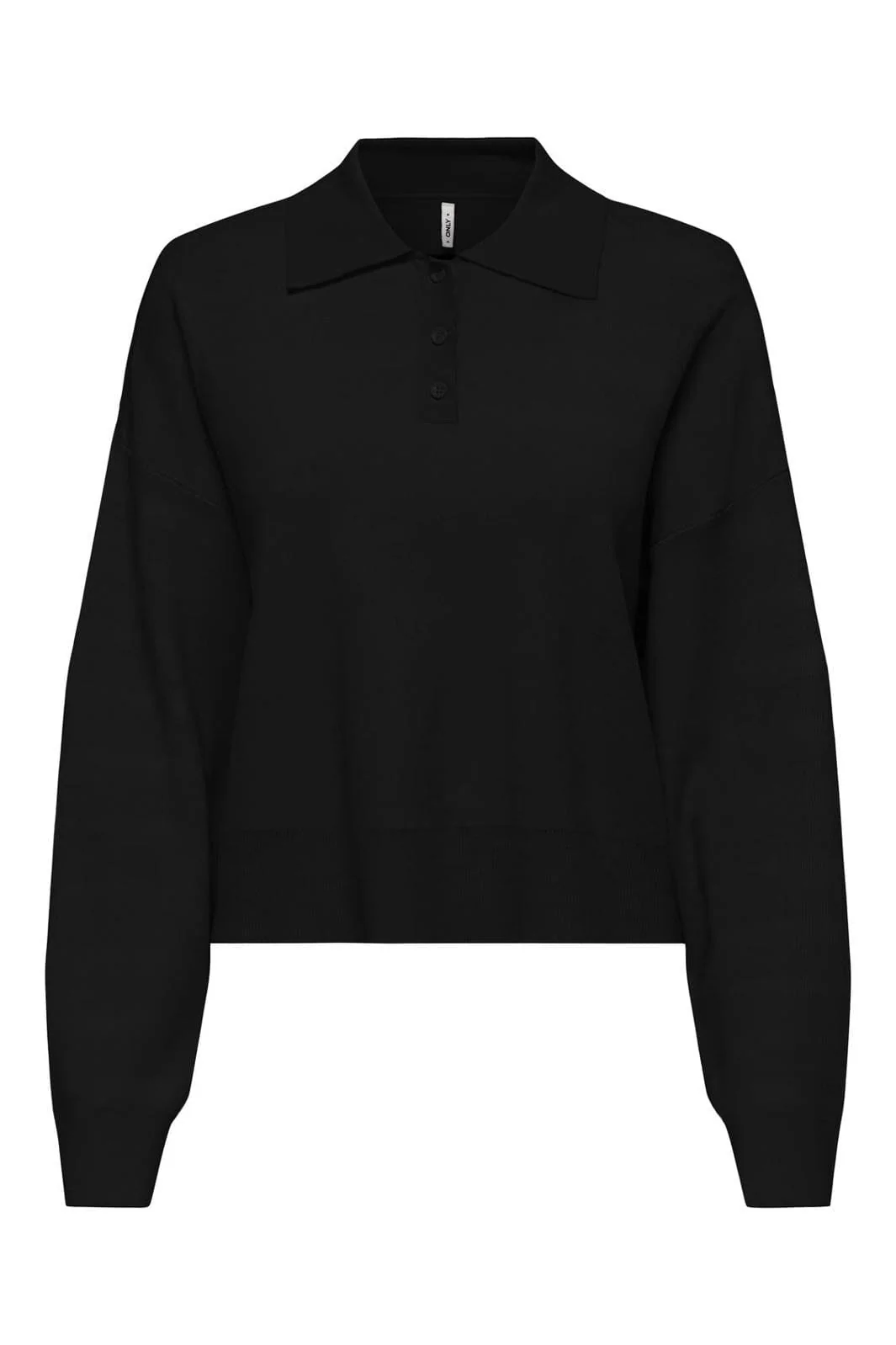 Only Onllucy Ls Polo Neck Knt 4742206 black