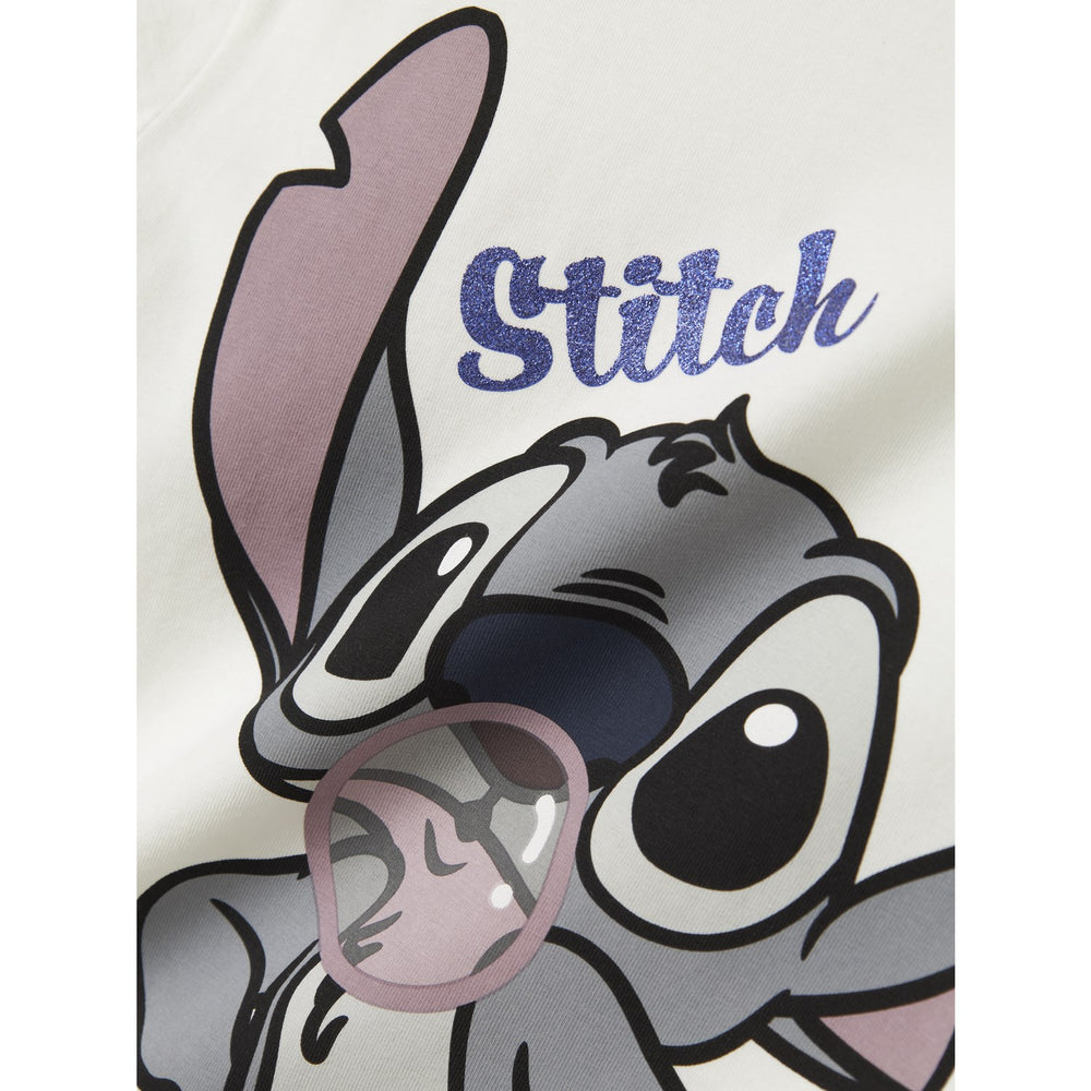 Køb Name It Cloud Dancer Nkfakun Stitch Ss Nreg Top Box Noos Wdi