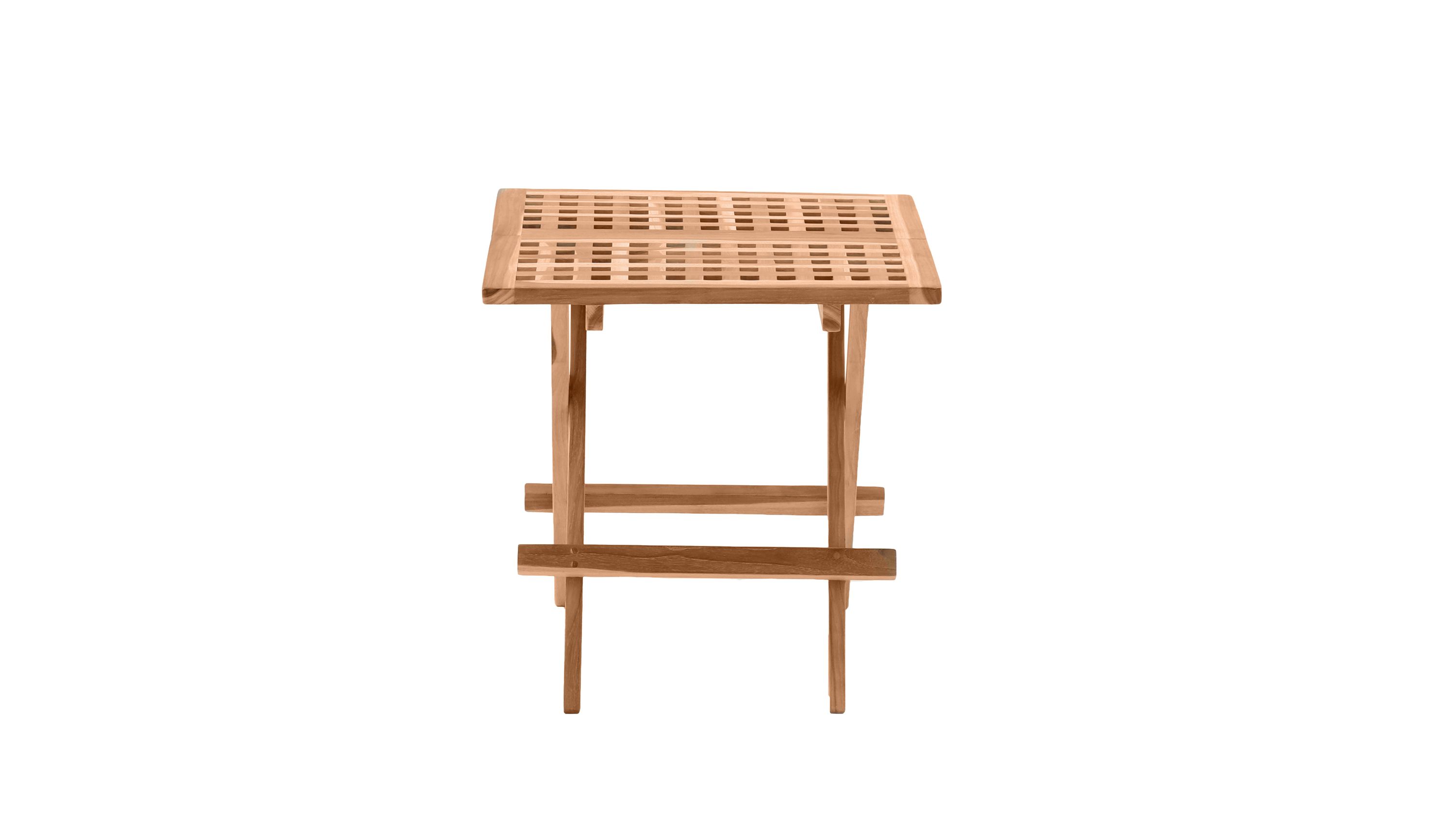 Tisch 50x50cm Teak Esstisch Küchentisch Wohnzimmertisch Esszimmer Küche