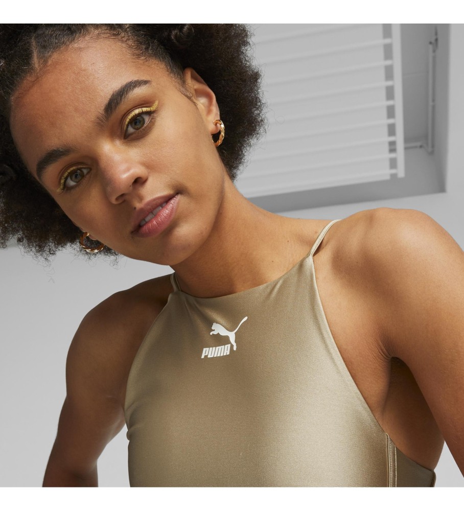 Puma Top curto T7 dourado