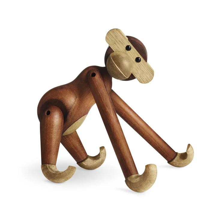 Kay Bojesen - Holz-Affe mini, grau