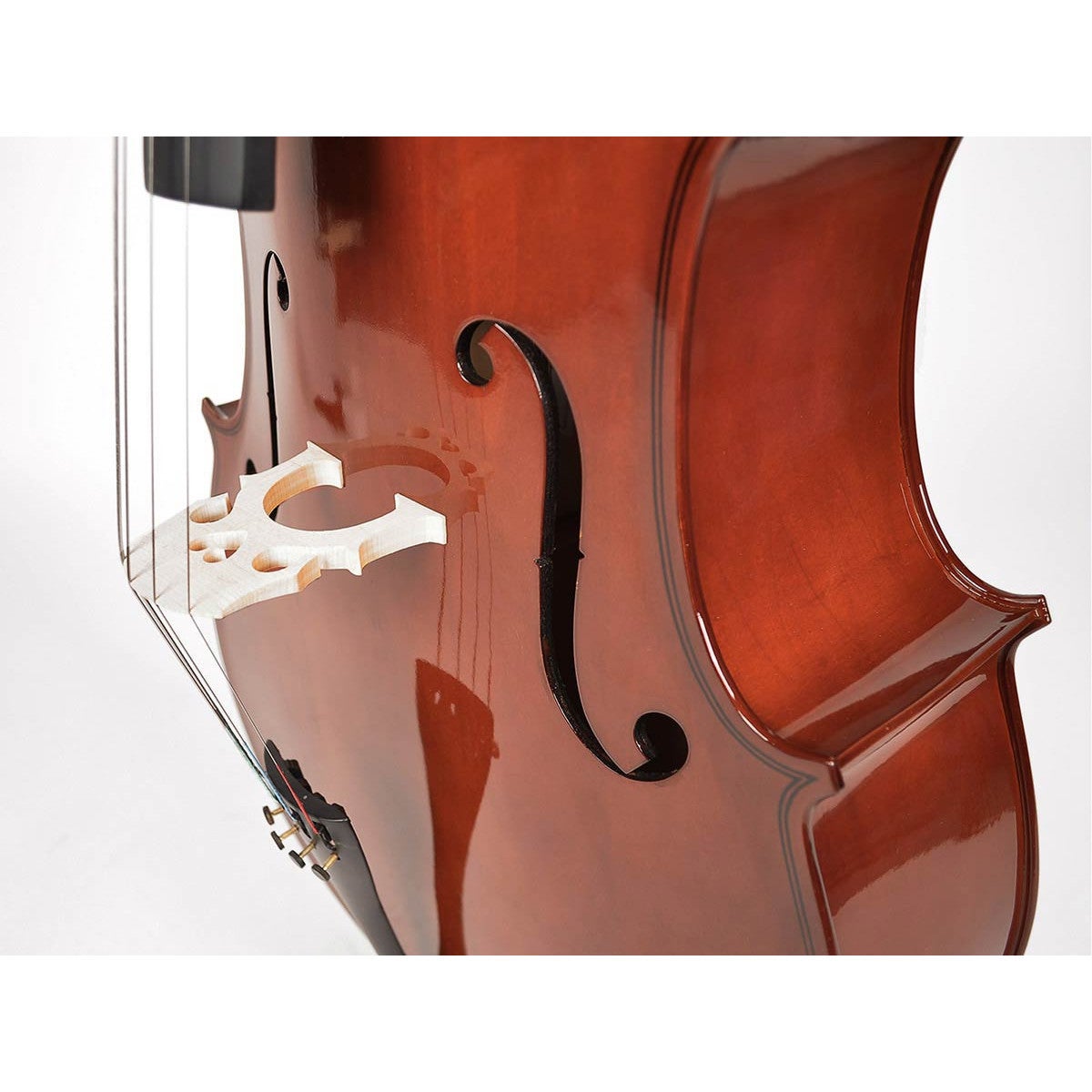 Leonardo LC-1044 4/4 cello met strijkstok en draagtas