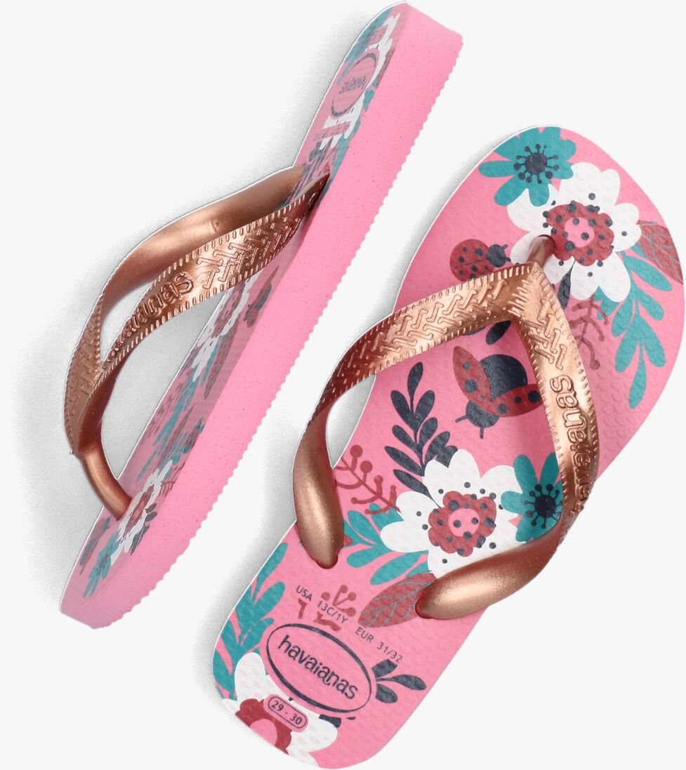 HAVAIANAS roze havaianas teenslippers kids flores