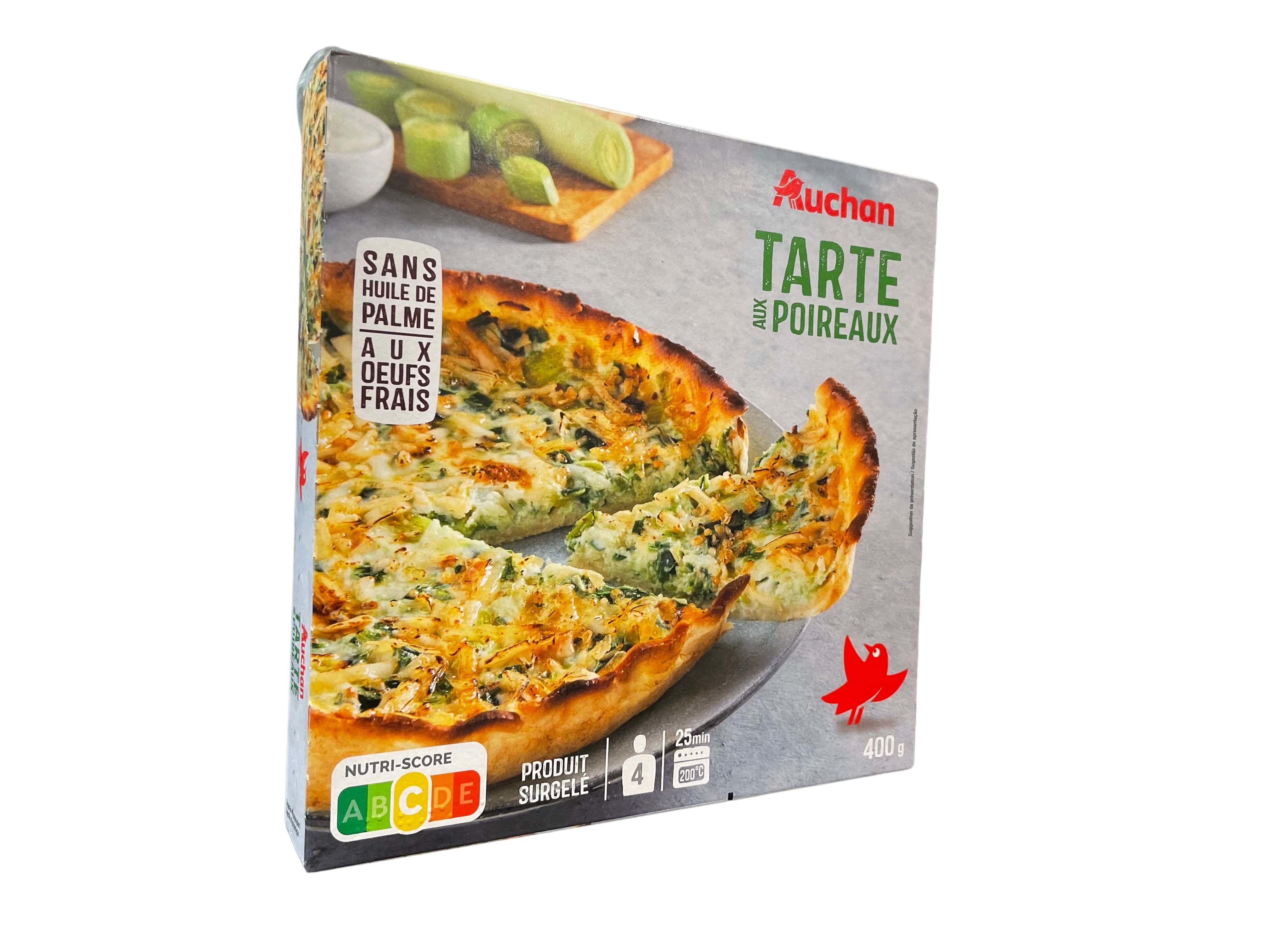 TARTE AUCHAN ALHO FRANCÊS 400G